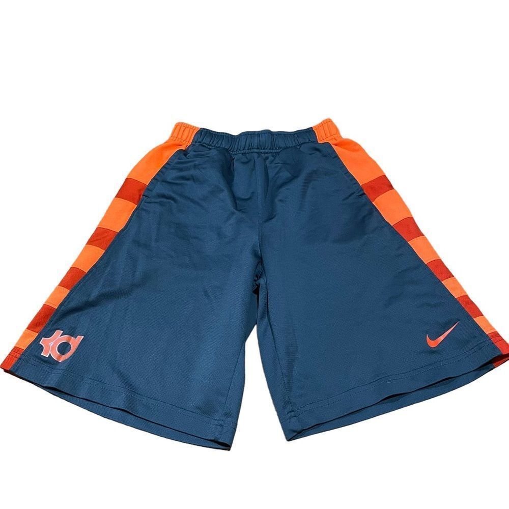 Nike KD Grey & Orange Activewear Shorts